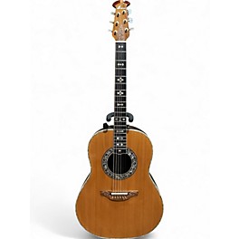 Used Ovation 1619-4 Legend Natural Acoustic Electric Guitar