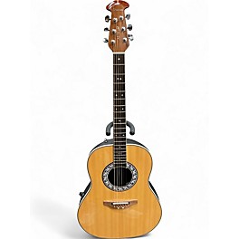 Used Ovation 1627vl-4gc Glen Campbell Natural Acoustic Electric Guitar