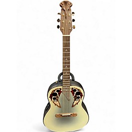 Used Ovation 1687GT Adamas REVERSE BEIGE BURST Acoustic Electric Guitar