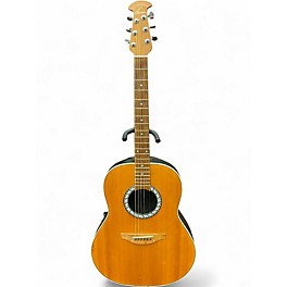 Used Ovation 1711 Natural Acoustic Electric Guitar