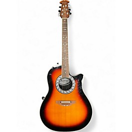 Used Ovation 1771VL-1GC 2 Tone Sunburst Acoustic Guitar