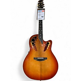 Used Ovation 1778lx elite sunburst Acoustic Electric Guitar