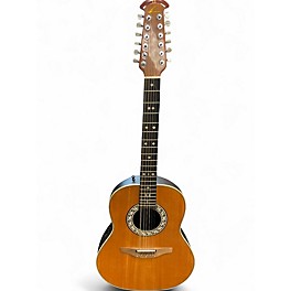 Used Ovation 2771AX-5 Balladeer Natural Acoustic Electric Guitar