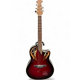 Used Ovation 6778 elite sunburst Acoustic Electric Guitar