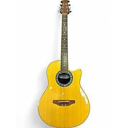 Used Ovation CC12 CELEBRITY Natural Acoustic Electric Guitar
