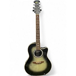 Used Ovation CC157 Trans Green Acoustic Guitar