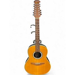 Used Ovation CC165 Natural 12 String Acoustic Electric Guitar