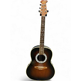 Used Ovation CC67 2 Tone Sunburst Acoustic Electric Guitar