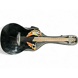 Used Ovation CS257 Celebrity Ebony Acoustic Electric Guitar