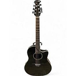 Used Ovation GC057 Celebrity Black Acoustic Electric Guitar