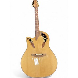 Used Ovation L778 Elite Natural Acoustic Electric Guitar