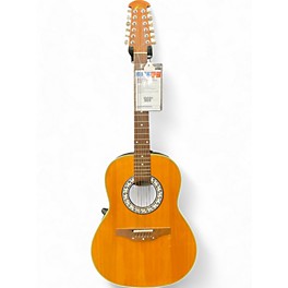Used Ovation MODEL 1515 Natural 12 String Acoustic Guitar