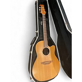 Used Ovation S771 Balladeer special Natural Acoustic Electric Guitar