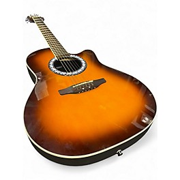 Used Ovation celebrity CA-24 1 2 Color Sunburst Acoustic Guitar
