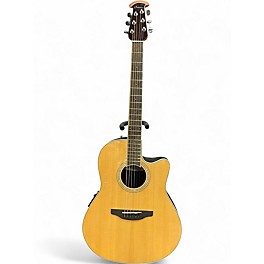 Used Ovation celebrity CS24 Natural Acoustic Electric Guitar