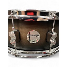 Used PDP by DW 14X6 Concept Series Snare Satin Charcoal Burst Drum