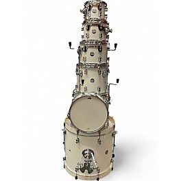 Used PDP by DW 7 Piece Concept Series Pearlescent White Drum Kit
