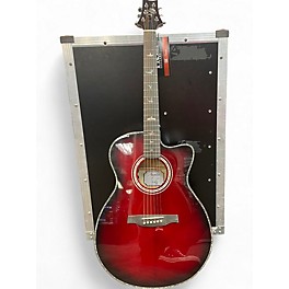 Used PRS Angelus Custom SE Fire Red Burst Acoustic Guitar