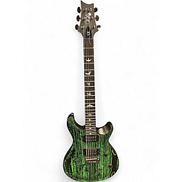 Used PRS CE24 BLACK GREEN GOO Solid Body Electric Guitar