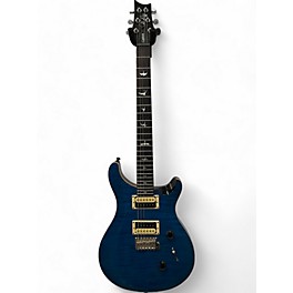 Used PRS CM25 SE Custom 24 Trans Blue Solid Body Electric Guitar