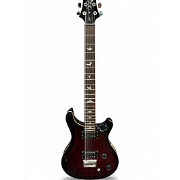 Used PRS SE 277 BLACK AND RED BURST Solid Body Electric Guitar