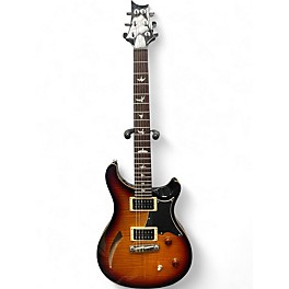 Used PRS SE Custom 22 Semi-Hollowbody 3 Color Sunburst Hollow Body Electric Guitar