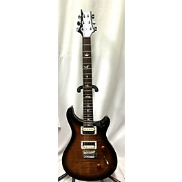 Used Used PRS SE Custom 24 Black Gold Sunburst Solid Body Electric Guitar