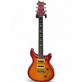 Used PRS SE Custom 24 Cherry Sunburst Solid Body Electric Guitar