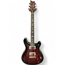 Used PRS SE Hollowbody Standard Trans Crimson Red Hollow Body Electric Guitar