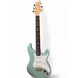 Used PRS SE Silver Sky STONE BLUE Solid Body Electric Guitar