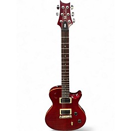 Used PRS Singlecut SE TRANS FLAME RED Solid Body Electric Guitar
