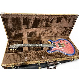 Used PRS Wood Library Custom 24 violet blue Solid Body Electric Guitar