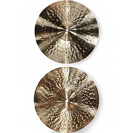 Used Paiste 14in Signature Dark Crisp Hi Hat Pair Cymbal
