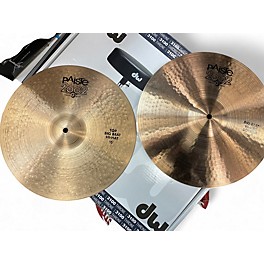Used Paiste 15in BIG BEAT HI HAT PAIR Cymbal