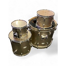 Used Pearl 4 Piece Vision GOLD SPARKLE Drum Kit