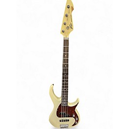Used Peavey MILESTONE PJ  Olympic White Electric Bass Guitar