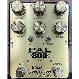 Used Used Pedal Pal FX PAL800 V3 Gold Overdrive Effect Pedal