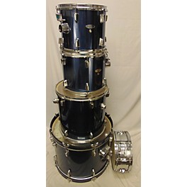 Used Used Percussion Plus 5 piece 5 Piece Blue Drum Kit