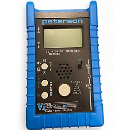 Used Peterson V-SAM Strobe Tuner Tuner Pedal
