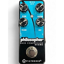 Used Pigtronix Philosopher Bass Compressor Bass Effect Pedal