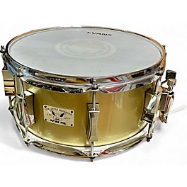 Used Pork Pie 13X6.5 Little Squealer Snare Gold Drum