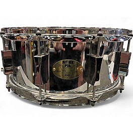 Used Pork Pie 14X6 Little Squealer Snare Chrome Drum