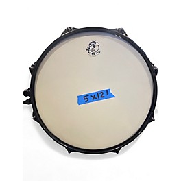 Used Pork Pie 5X12 Little Squealer Snare Satin Black Drum