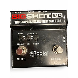Used Radial Engineering Bigshot I/O True Bypass Selector Pedal