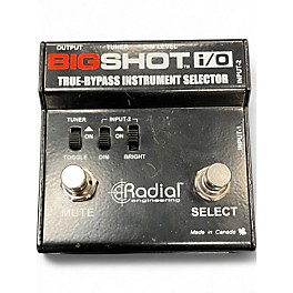 Used Radial Engineering Bigshot I/O True Bypass Selector Pedal