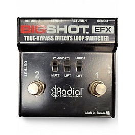 Used Radial Engineering Bigshot True Bypass FX Loop Switcher Pedal