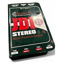Used Radial Engineering JDI Stereo Passive Direct Box Direct Box