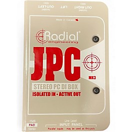 Used Radial Engineering JPC STEREO COMTUTER DI Direct Box