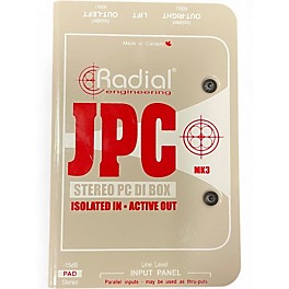 Used Radial Engineering JPC STEREO PC DI Direct Box