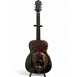 Used Recording King SO-998-EF Chrome Resonator Guitar